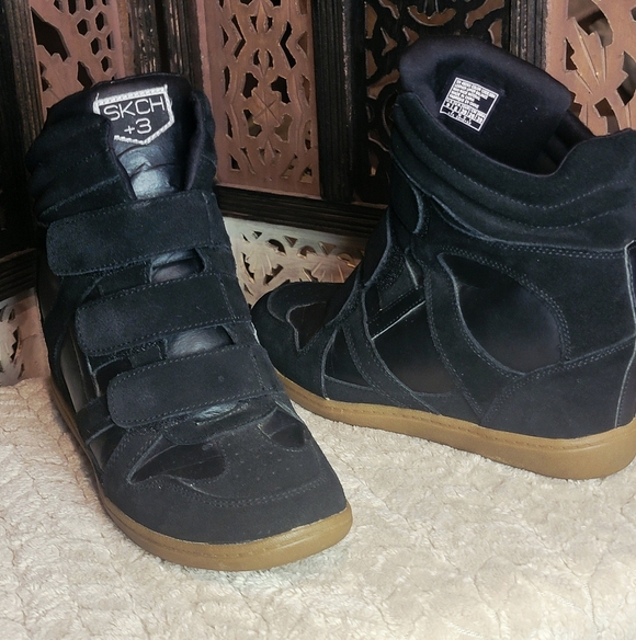 SKCH+3 BY SKECHERS, BLACK, Sz 9 Like NEW! - Picture 6 of 8